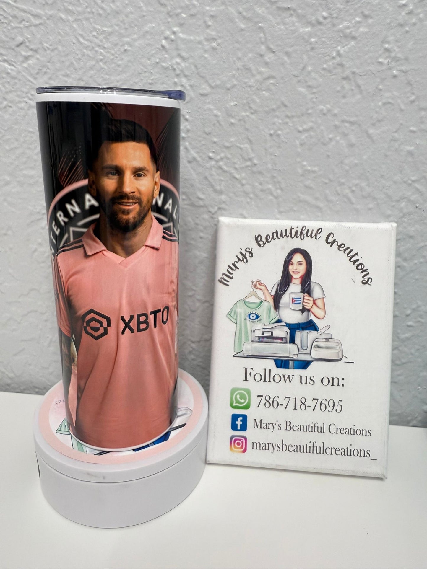 Inter Miami Messi Tumbler
