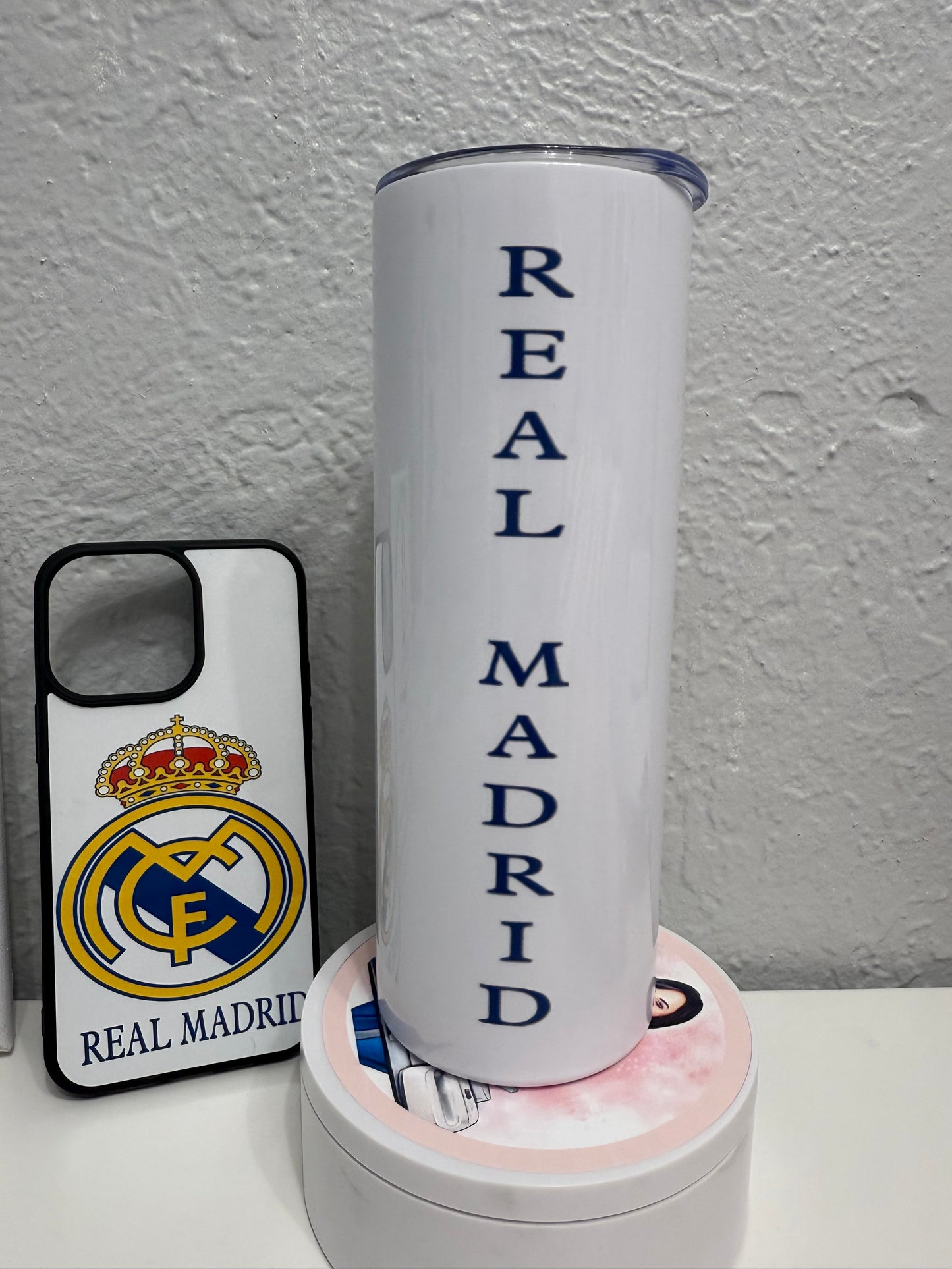 Real Madrid Tumbler+Iphone Case