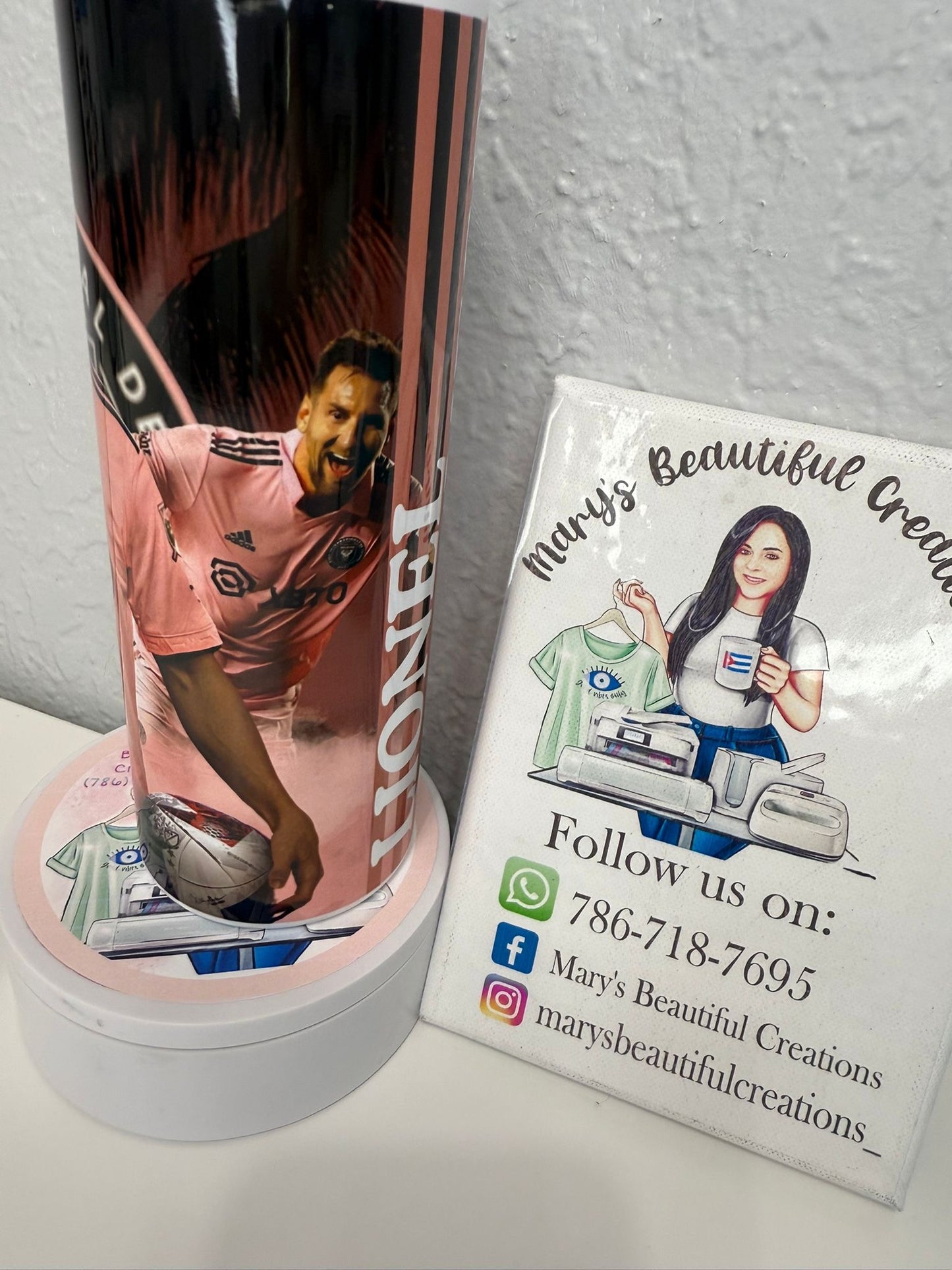 Inter Miami Messi Tumbler